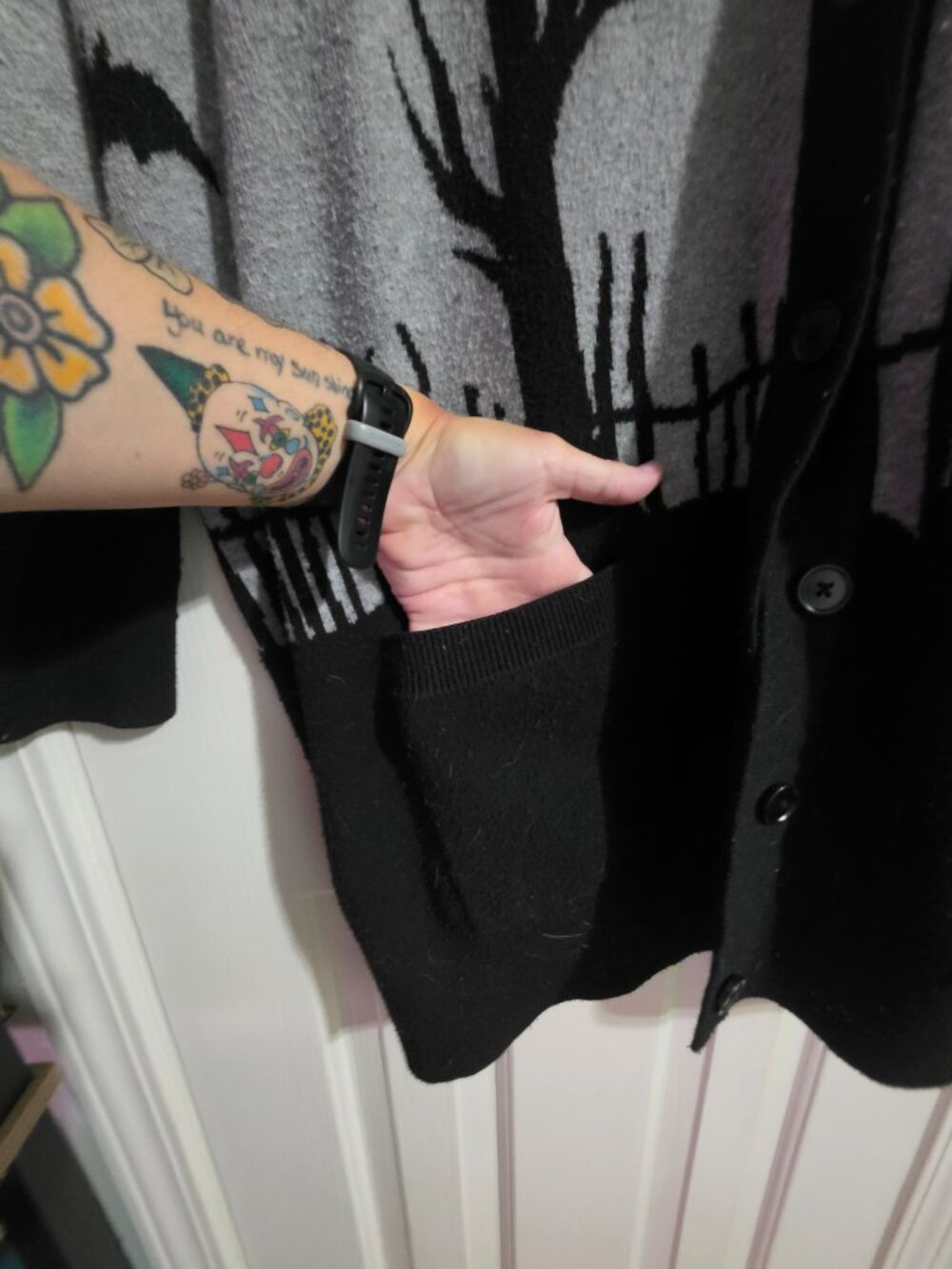 Relist For Rajcollins. Torrid Graveyard Cardigan - Picture 2 of 6